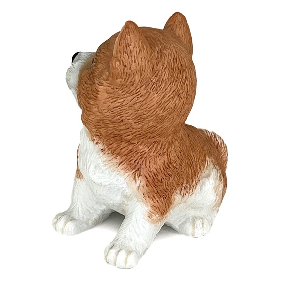 Ceramic Porcelain Shiba Inu Sculpture from Japan - Picture 2 of 4